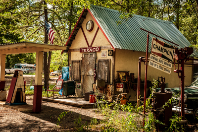 Gas Station at Pumpkin Run 2016